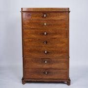 Chest of drawers - antique - mahogany - 7 drawers - 1860s