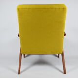 Vintage armchair model VAR, 1960s, restored, yellow