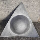 Cast aluminum ashtray or pocket emptier