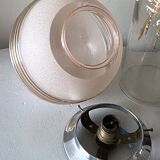Pink granite ceiling light
