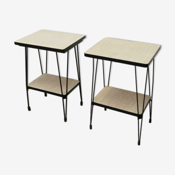 Paire de tables de chevet