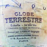 Globle around the 1930s on aluminum base