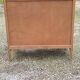 Vintage chest of drawers in walnut compass legs 4 drawers from the 1950s