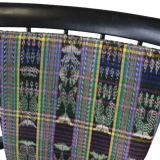 Black bar chair with cushion 'Delmenhorst' Black bar chair with cushion 'Delmenhorst' Black sp