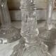 Lot of vintage glass candlesticks