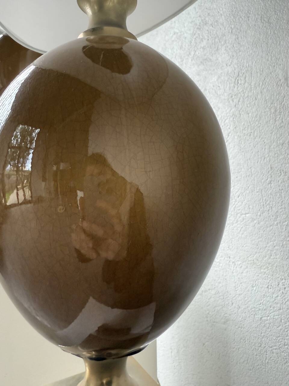 Pair of Philippe Barbier table lamps from the 70s