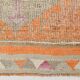 Tapis de couloir vintage rose et orange