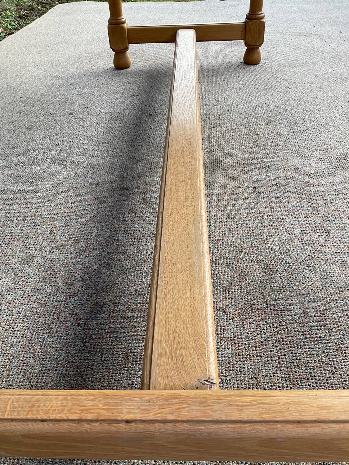 Solid oak farmhouse table