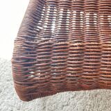 70's rattan armchair