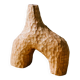 Hand-carved soliflore vase in solid chestnut wood.