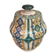Old Jobbana Butter Jar Morocco Polychrome Earthenware 19th Century Vintage #B084