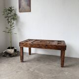 Table basse savoyarde art populaire