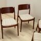 Set of four chairs, Danish design, 1970s, production: Denmark