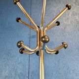 Vintage chrome parrot coat rack