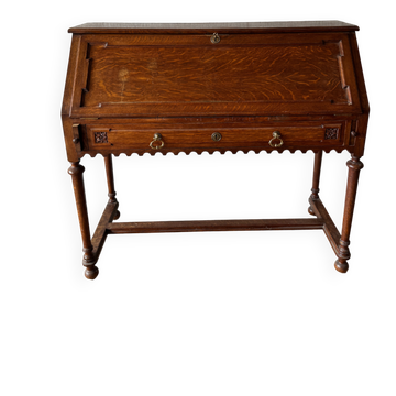 Donkey desk in oak - 1950s