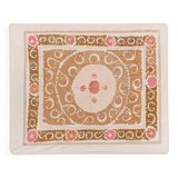 Hand knotted rug, vintage Turkish rug 118x139 cm