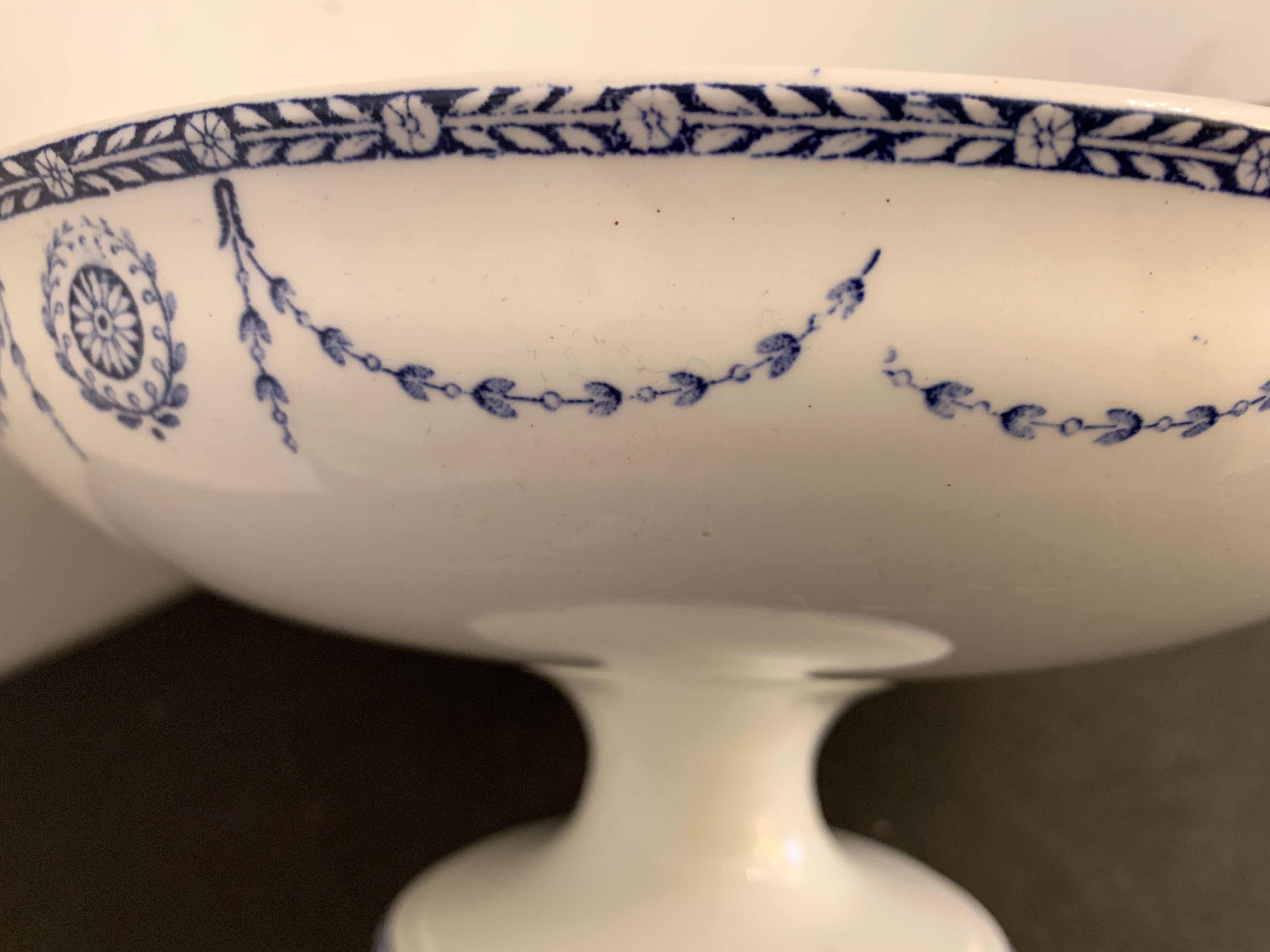 Old compotier KG Lunéville, model Napoleon, 1900