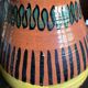 Vintage signed ceramic vase dimensions: height - 22 cm - diameter - 15 cm