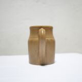 Vintage stoneware pitcher by the Digoin factory, France