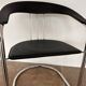 Chaises de bureau arrben italie années 70 chrome