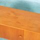 Vintage Scandinavian wall unit in oak veneer – 1960s