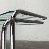 Nested glass tables Mid-century space age, 1960s, set of 2