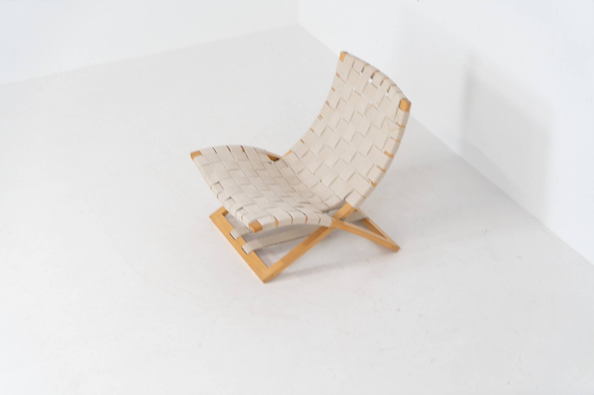 Rare folding chair by Ingmar Relling for Westnofa