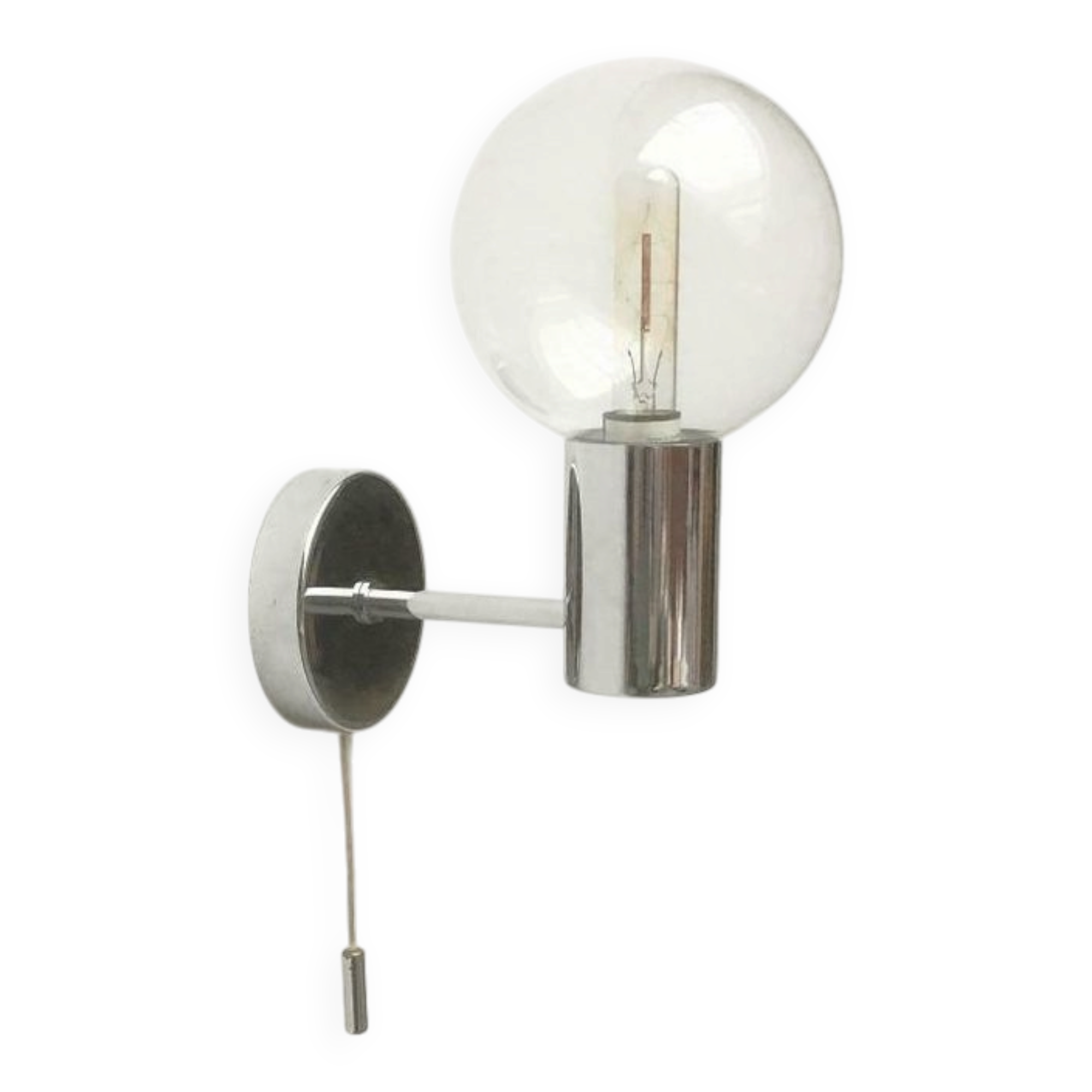 Vintage wall lamp from the space age by Motoko Ishii for Staff, 1970s.
