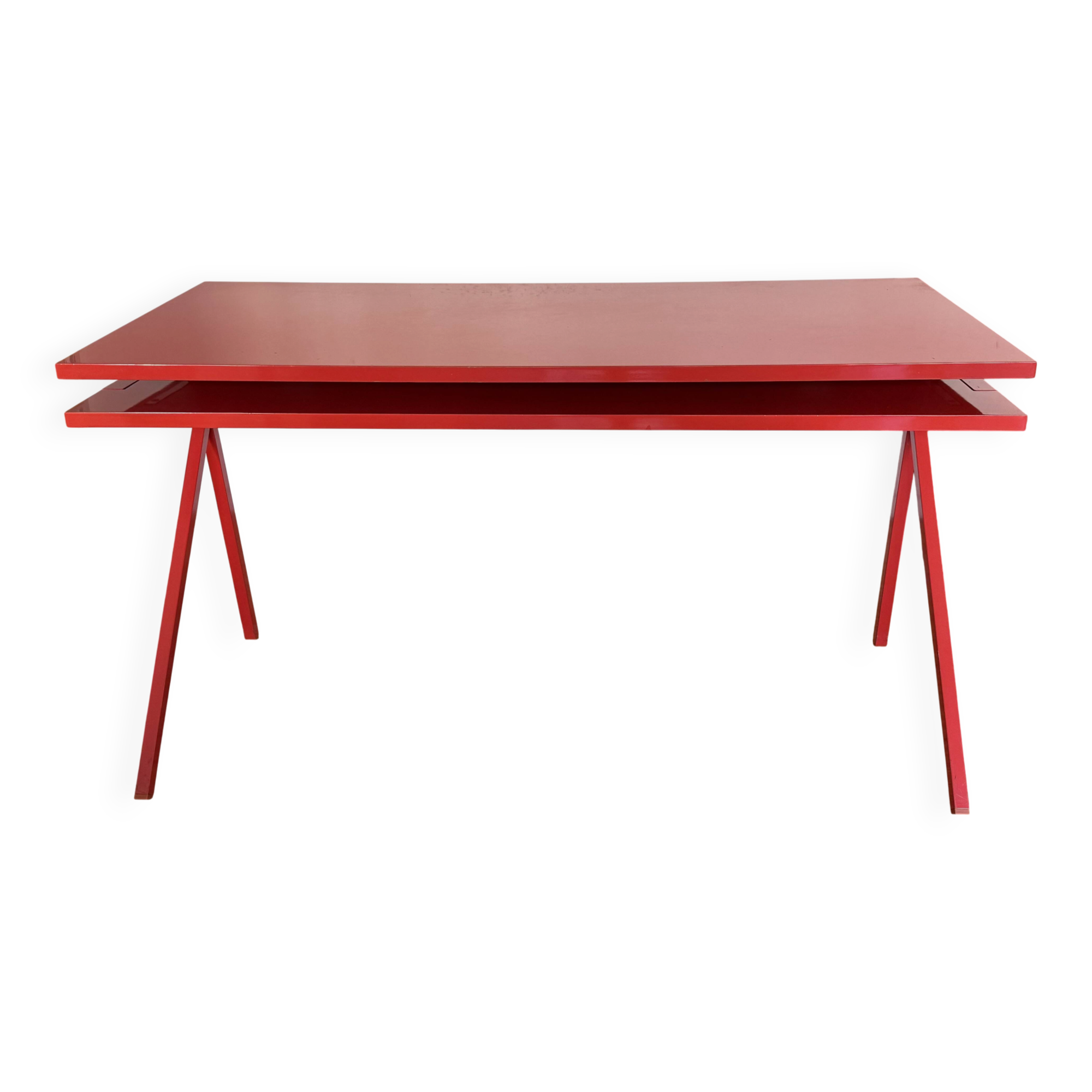 Red lacquered desk Conran Shop