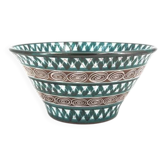 Robert Picault, large salad bowl, earthenware, 26.5 x 13 cm, excellent condition, signed.