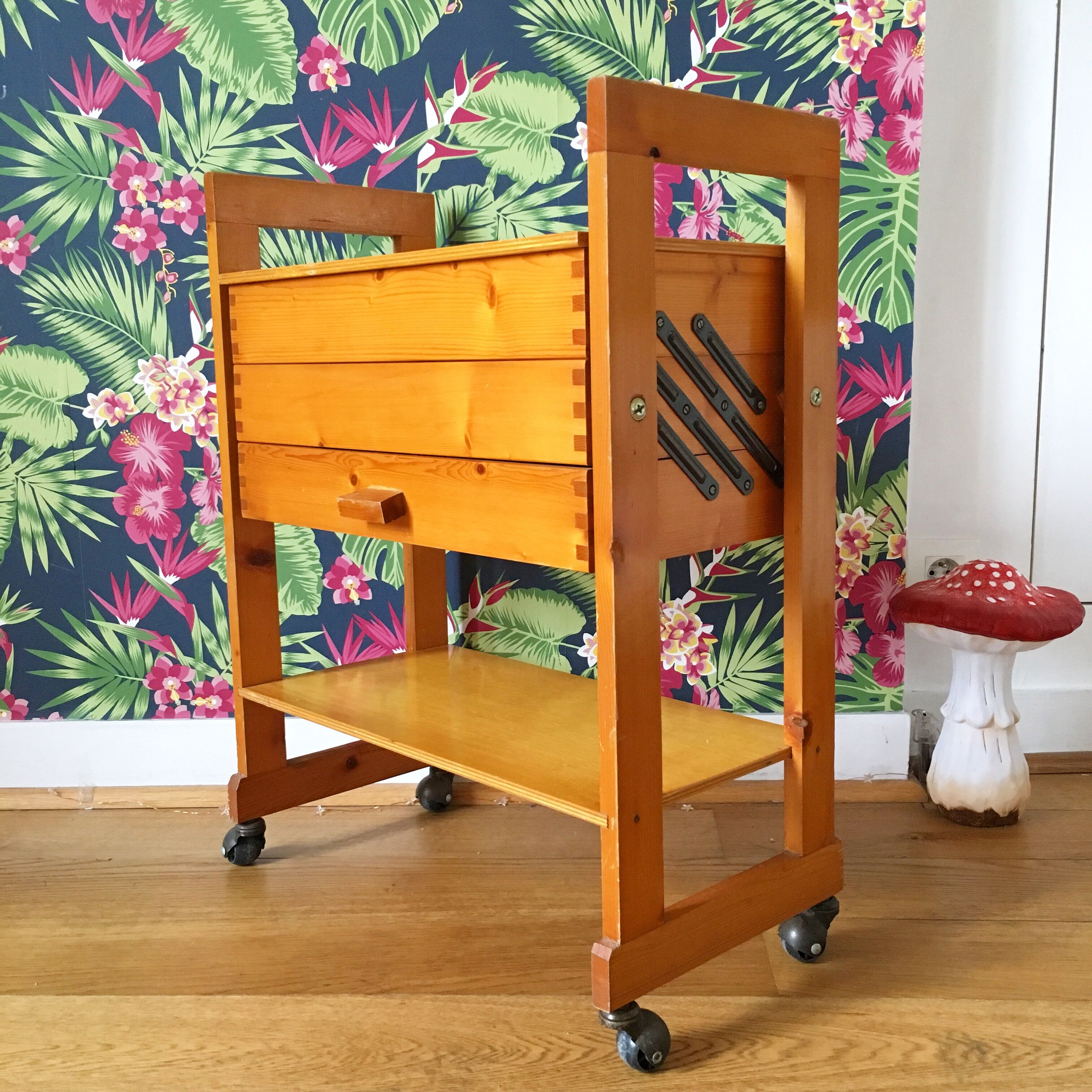 Vintage sewing basket