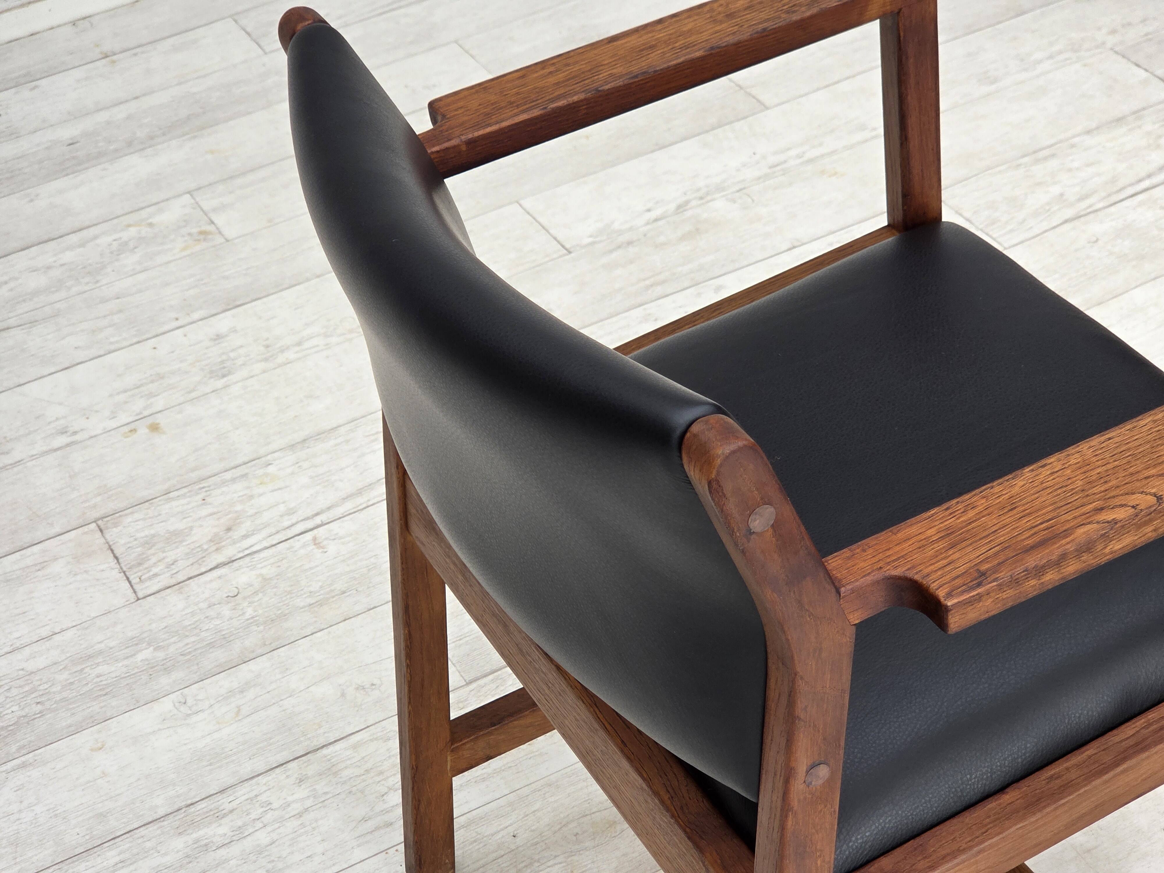 1960s, Danish design by Børge Mogensen, model BM 74, set of 4 armchairs.