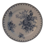 Assiette plate Sarreguemines 1930