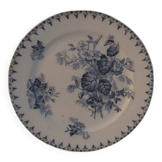Assiette plate Sarreguemines 1930