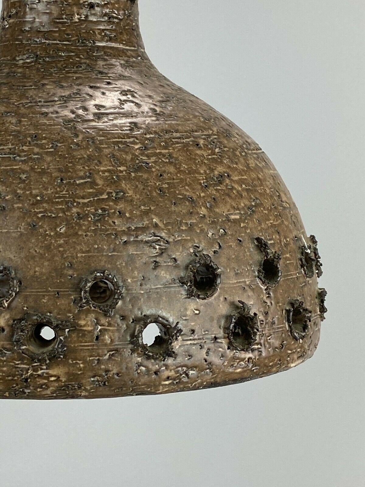 Danish ceramic pendant light from the 60s