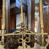 Bronze pedestal table