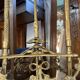 Bronze pedestal table