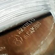 1970s Big Ashtray by Fabio Frontini for Arnolfo di Cambio in Lead Crystal,