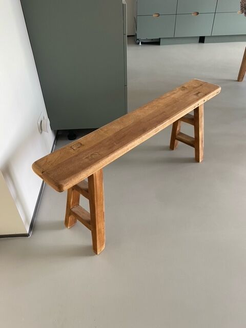 Beautiful wooden sturdy bench