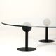 Table basse en verre Pepper Young par Philippe Starck pour Disform, 1980s