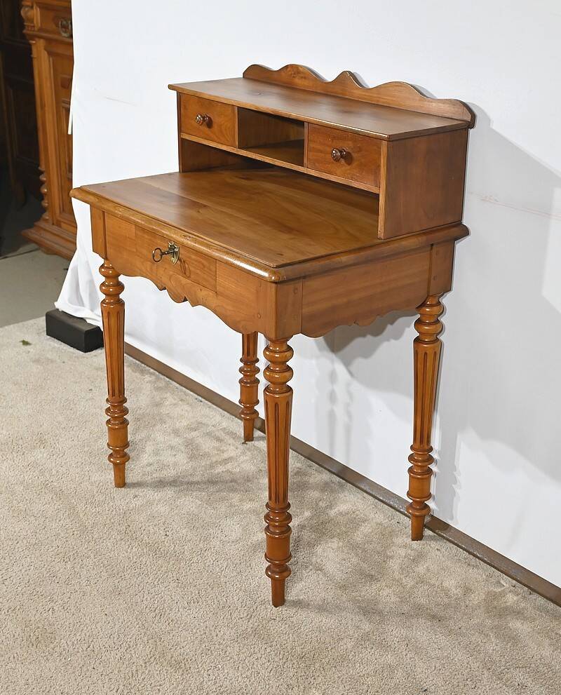 Small Tiered Desk in Blond Cherry, Louis Philippe style – Late 19th century