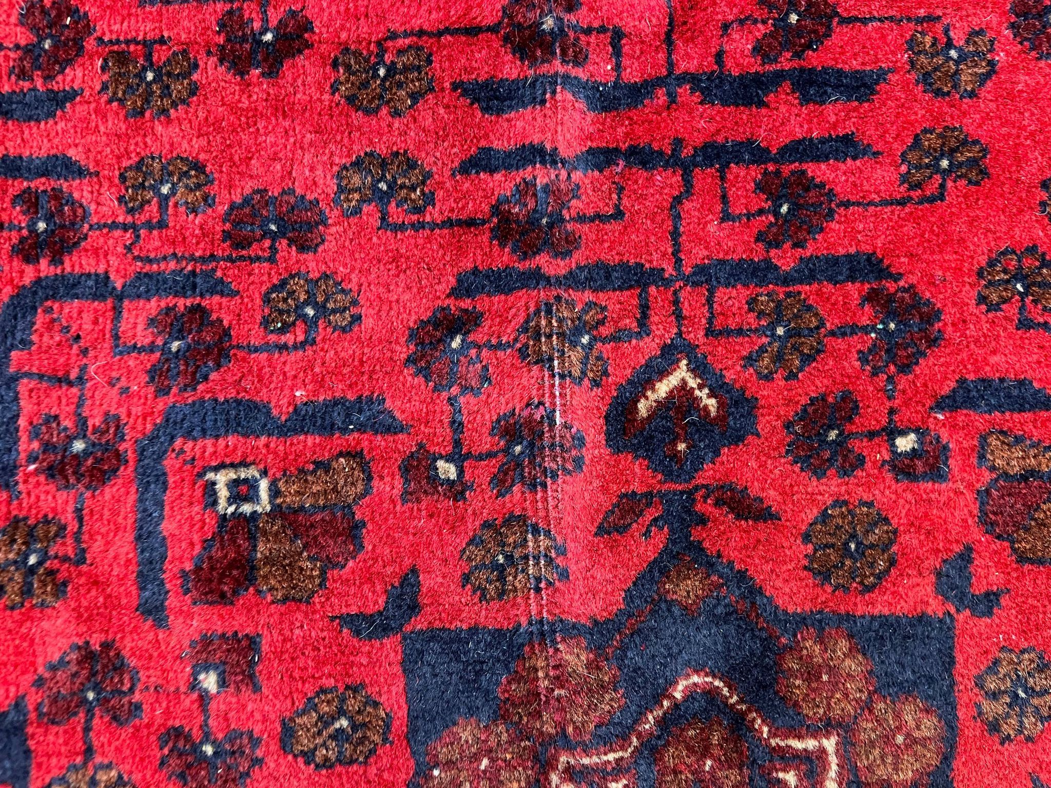 Afghan Khal Mohammadi Rug 300x195 cm, Vintage Turkoman Ersari Rug
