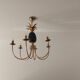 Pineapple chandelier from the 70'S in brass