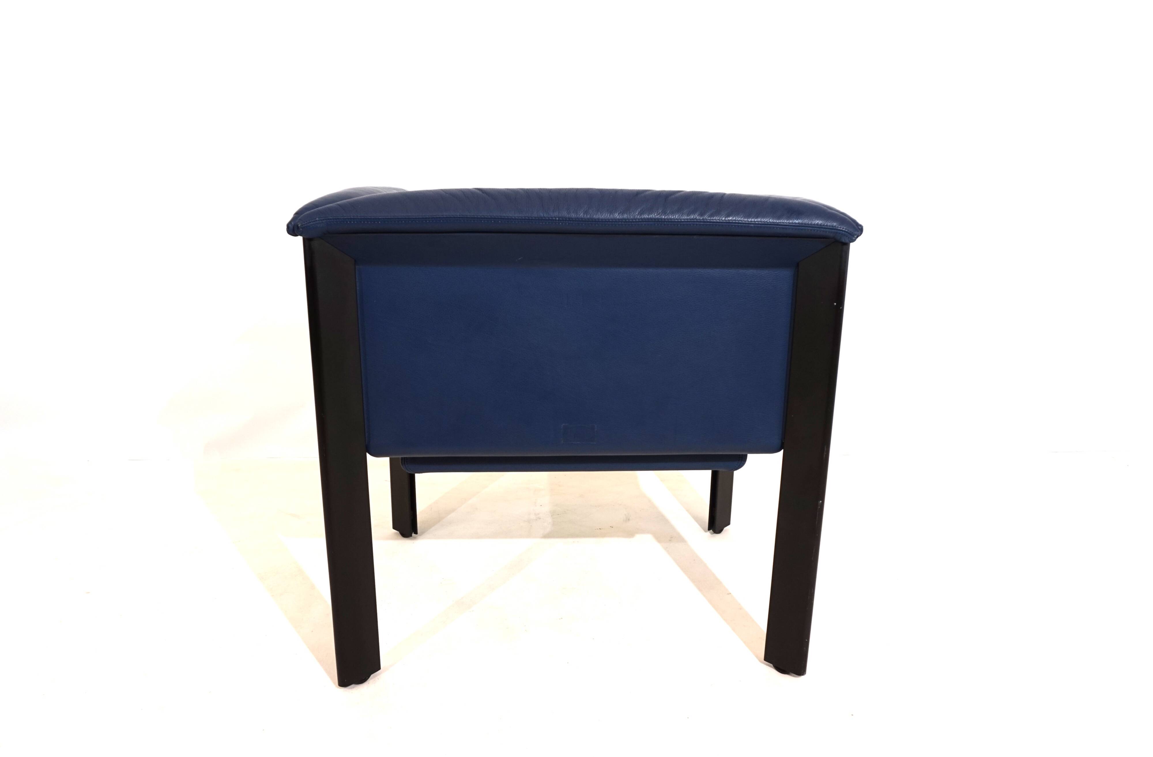 Fauteuil en cuir Poltrona Frau Interlude de Marco Zanuso