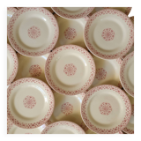 10 assiettes plates Terre de Fer Gien