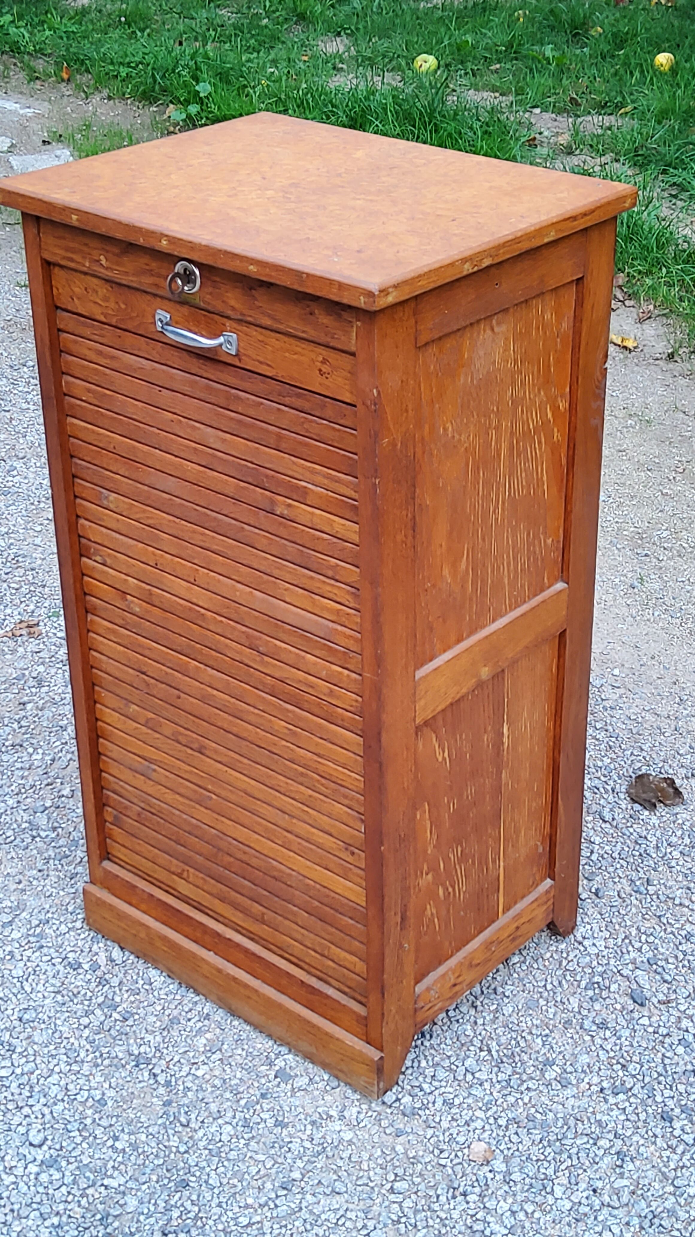 Oak curtain binder from the 50s a.jarnet