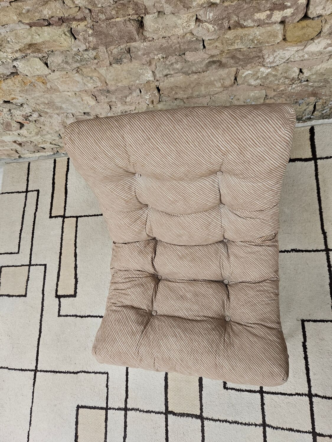 Vintage tubular armchair 1970s