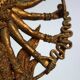 Statue en bronze doré Shiva sur Nandi, Inde, Milieu XXème.