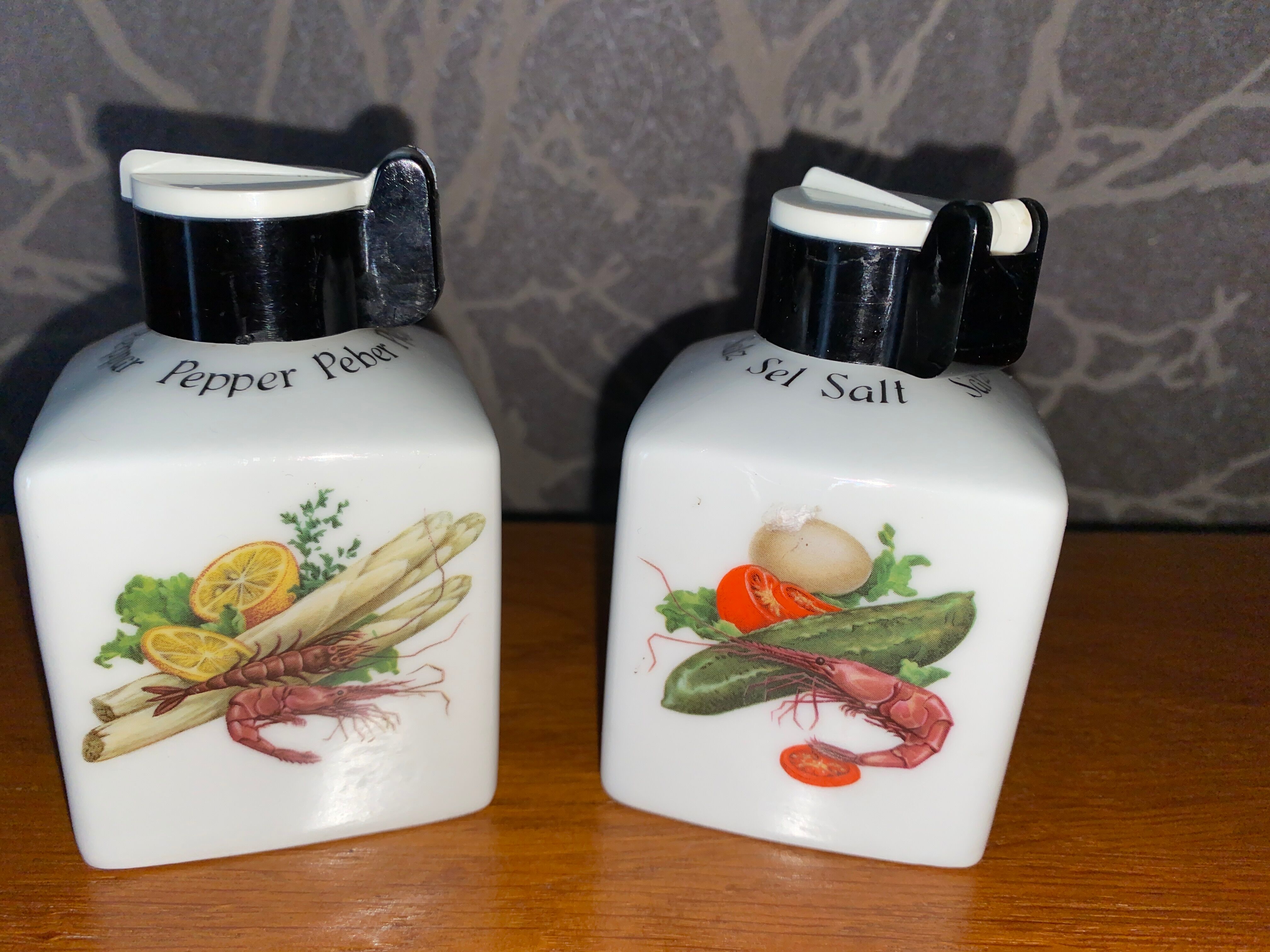 Vintage German porcelain spice pots
