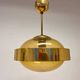 Mid century design Space Age UFO Brass Pendant by Kamenicky Senov, 1970s